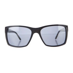 Authentic Versace black & white checker sunglasses